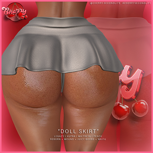 C ` Doll Skirt - Grey