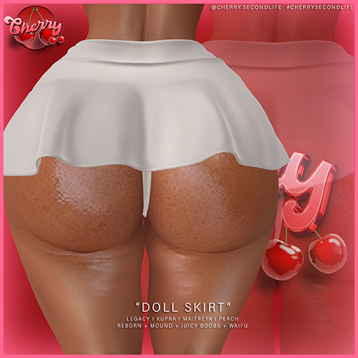 C ` Doll Skirt - White