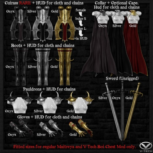 [V-Tech]Dark Knight - Cuirass[Gold] RARE