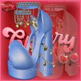 C ` Doll Heels - Blue