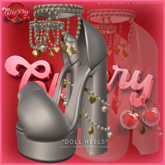 C ` Doll Heels - Grey