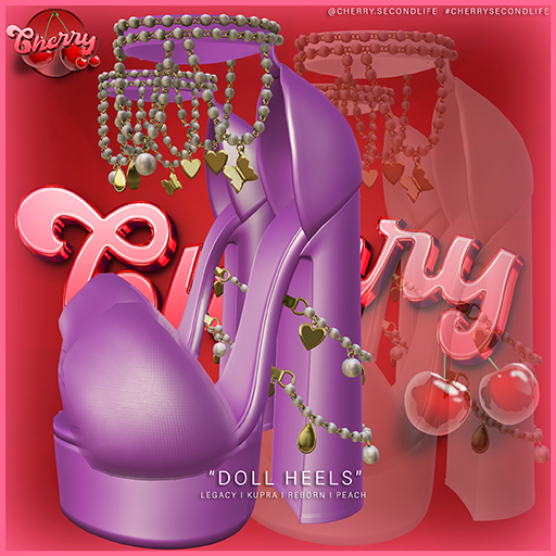 C ` Doll Heels - Lilac