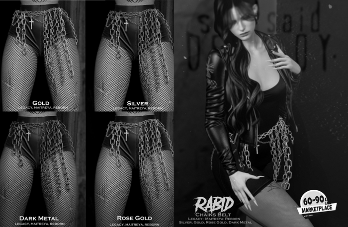 SSD. Ribed Chains Belt - DEMO