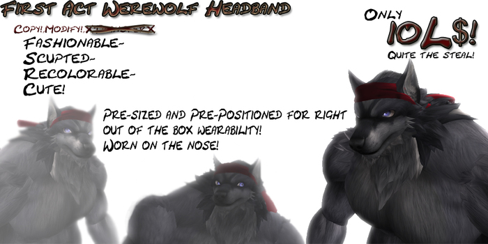 First Act Werewulf Headband
