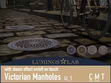 LL Victorian Manholes with steam on/off