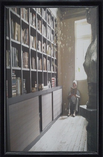 *NZ`s* Reading Man - Framed Living Room Picture