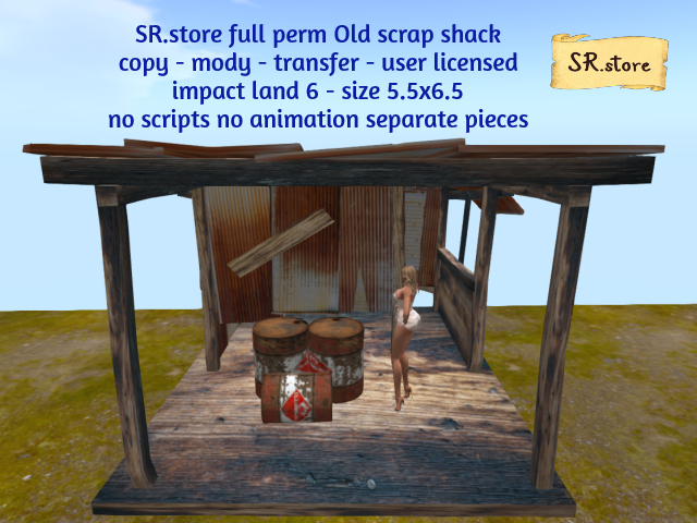 SR.store full perm Old scrap shack