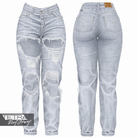 TETRA - Riot Ripped Jeans (Ice)