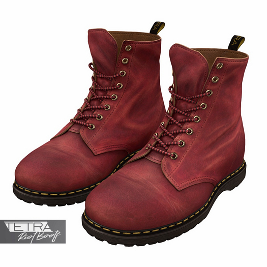 TETRA - Riot Boots & Socks (Cherry)