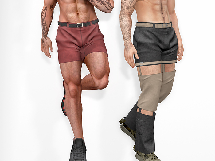 TwoSided Leather pants Patrick 1 pack