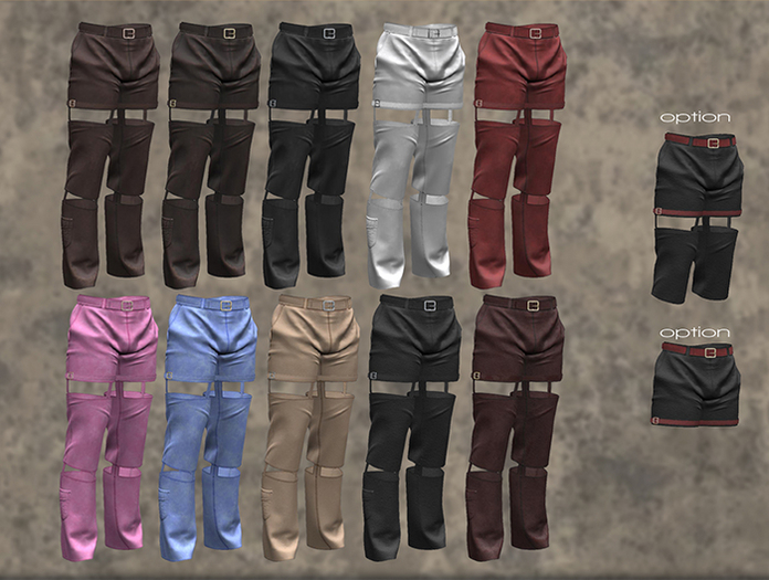 TwoSided Leather pants Patrick Fatpack