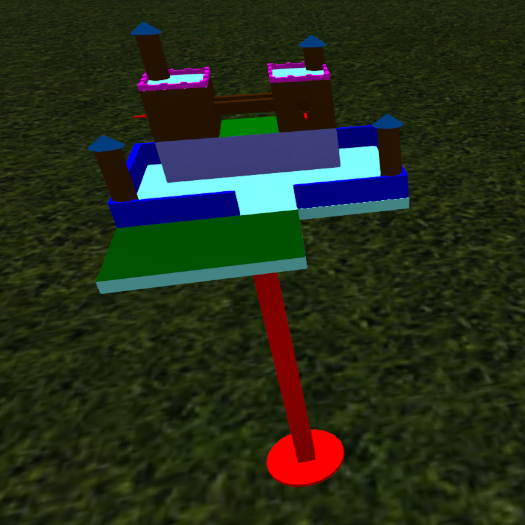 Birdhouse castle
