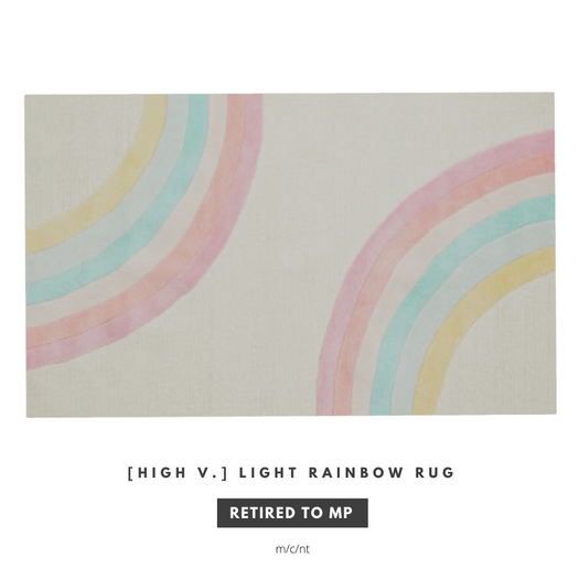 [high v.] Rug Pastel Rainbow