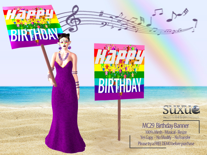 Birthday Banner Demo