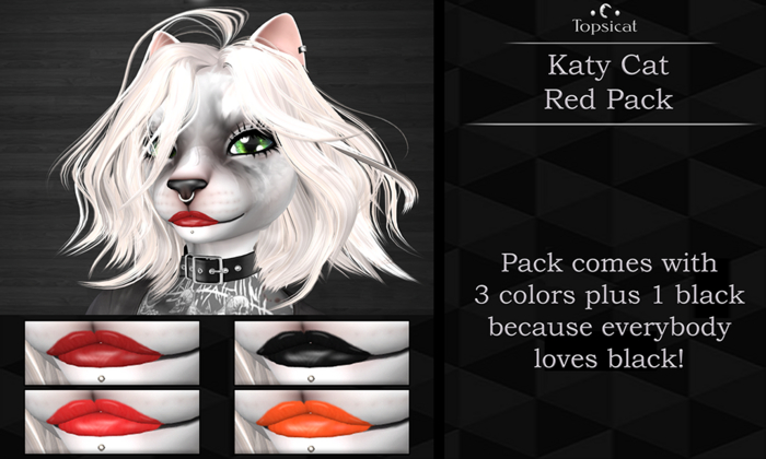[Topsicat] Katy Cat - Lipstick - Reds