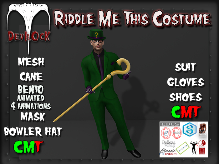 DEVILOCK - Riddle Me This Costume (ADD TO UNPACK)