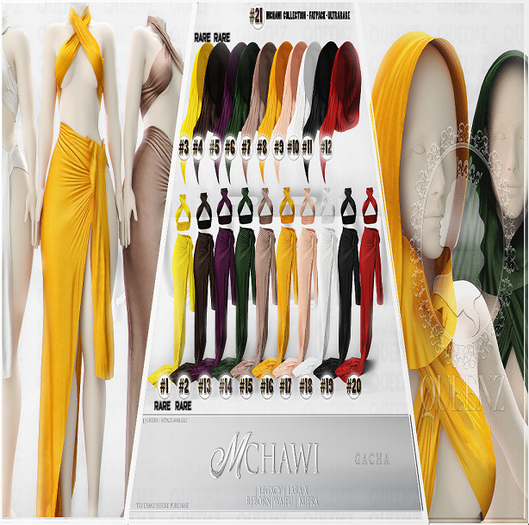 Queenz. Mchawi set yellow rares