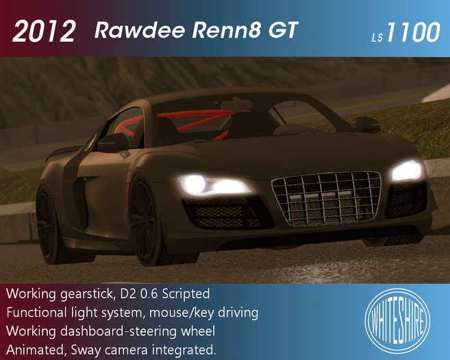 [W] 2012 Rawdee Renn8 GT