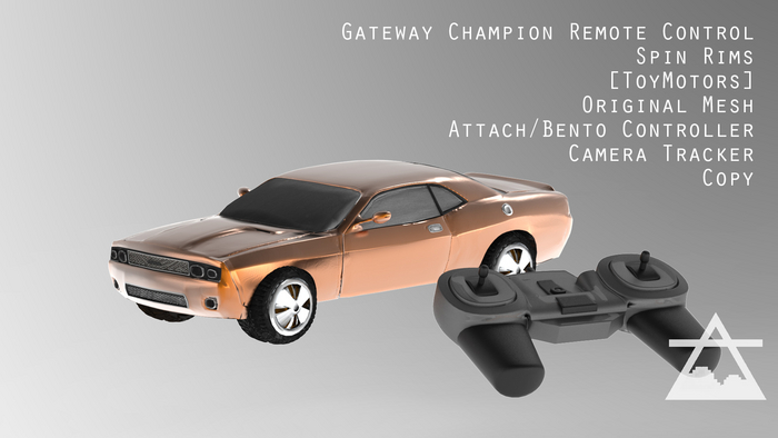 GatewayChampion Remote Car Spin Rims ORG [ToyMotors]