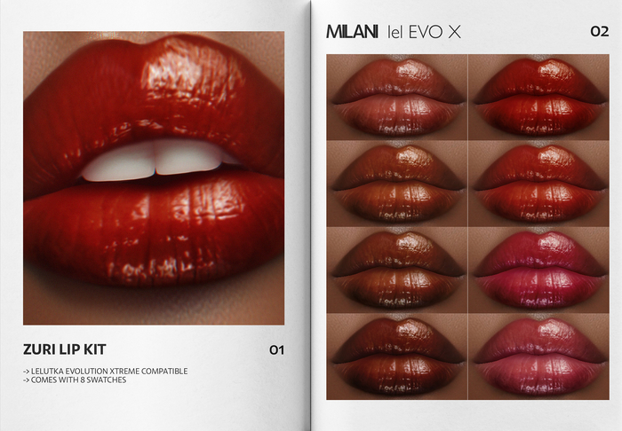 MILANI - "ZURI" LIP KIT / DEMO