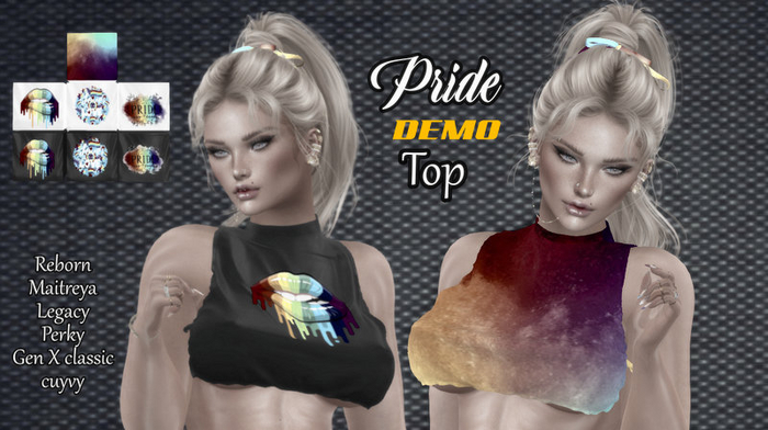 ::FOR YOU:: PRIDE TOP (DEMO 5 MIN)