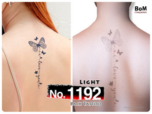 (Back Tattoo) No.1192 Light
