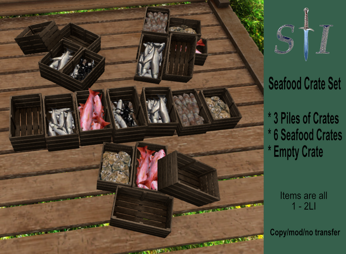 [STI] Seafood Crate Set