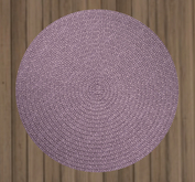 Lavender Fiber Round Rug