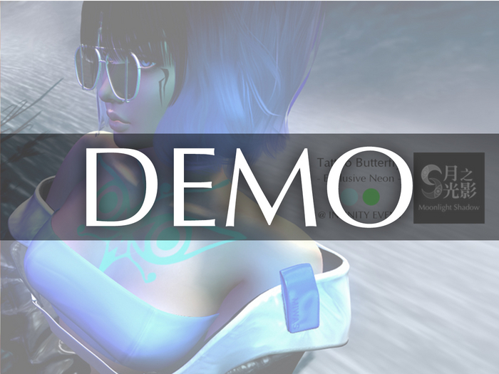 DEMO [:: MS ::] Tattoo Butterfly -Exclusive Neon