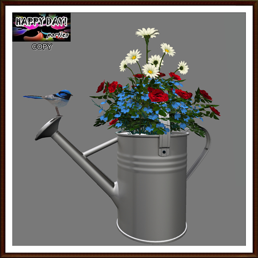 4th of July - Watering Can Planter