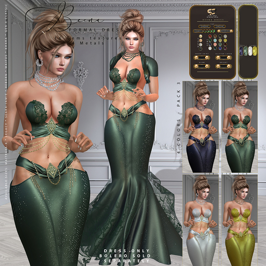 Son!a-Edge (Legacy) Beena Formal Mesh Dress Fatpack