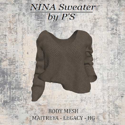 NINA Sweater DARK GREY