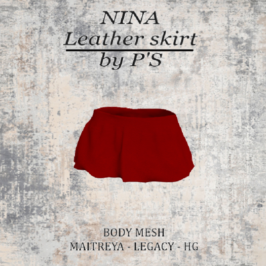 NINA Skirt RED