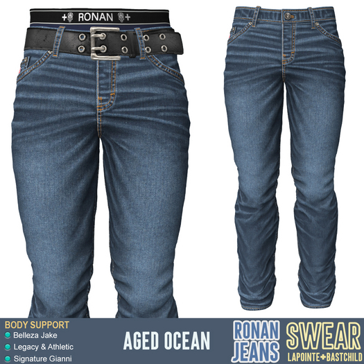 Denim Jeans - Ronan - AGED OCEAN