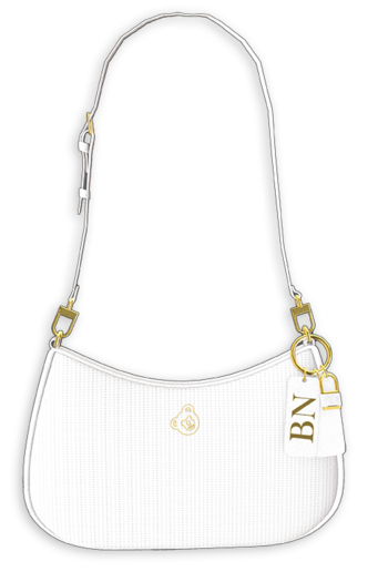 beary.// essence bag - white