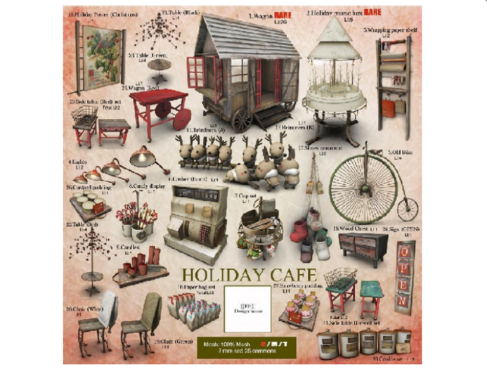 17 [[RH]] HOLIDAY CAFE-Shoes ornament