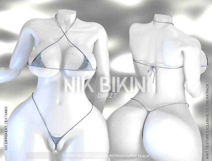l DARZT l NIK BIKINI  I BLUE I PEACH I  INITHIUM l