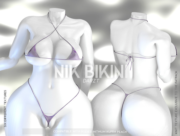 l DARZT l NIK BIKINI  I PURPLE I PEACH I  INITHIUM l