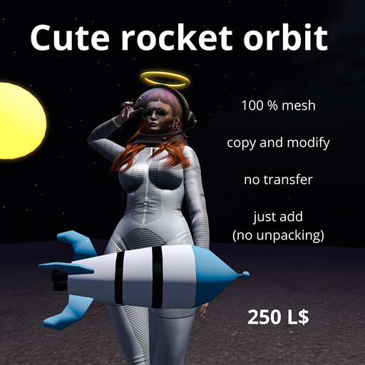 ALIENATED - Animesh cute rocket (PBR) add