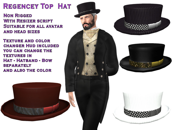 Regencey Top  Hat (ADD)