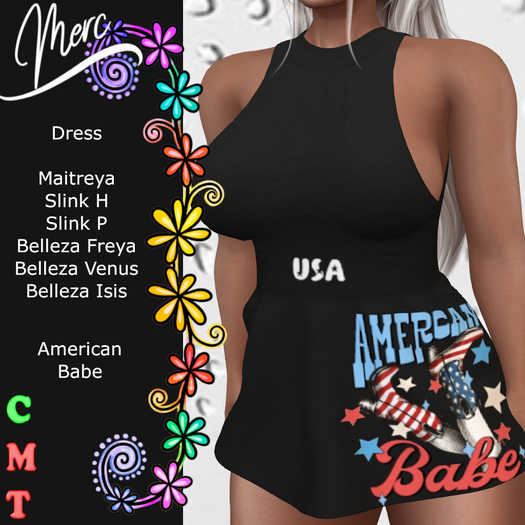 M - C Dress - American Babe
