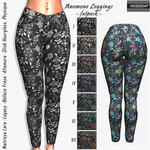 [Xprs] - Anemone Leggings FATPACK