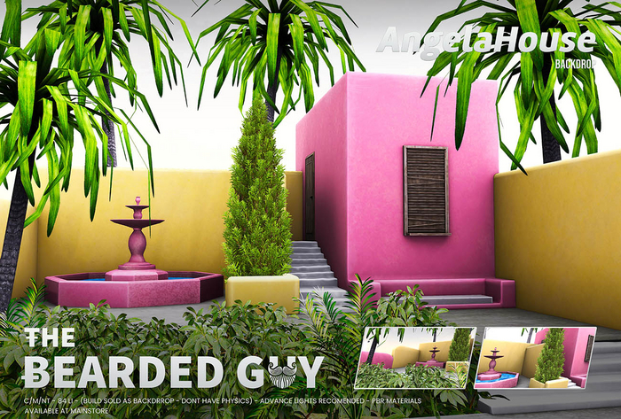 Angela House Backdrop PBR - The Bearded Guy