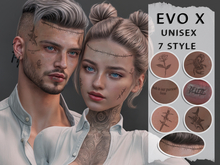 .:Jen'aam:.Shark Tattoo-Unisex-Evox