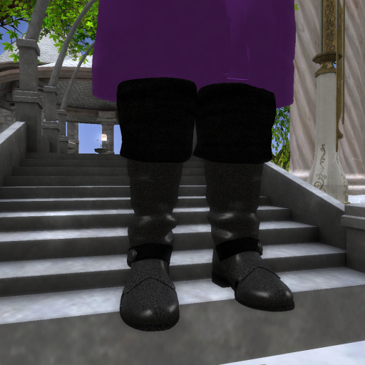 Nobleman's Dark Grey Boots