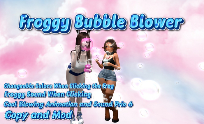 [F&B] Froggy Bubble Blower