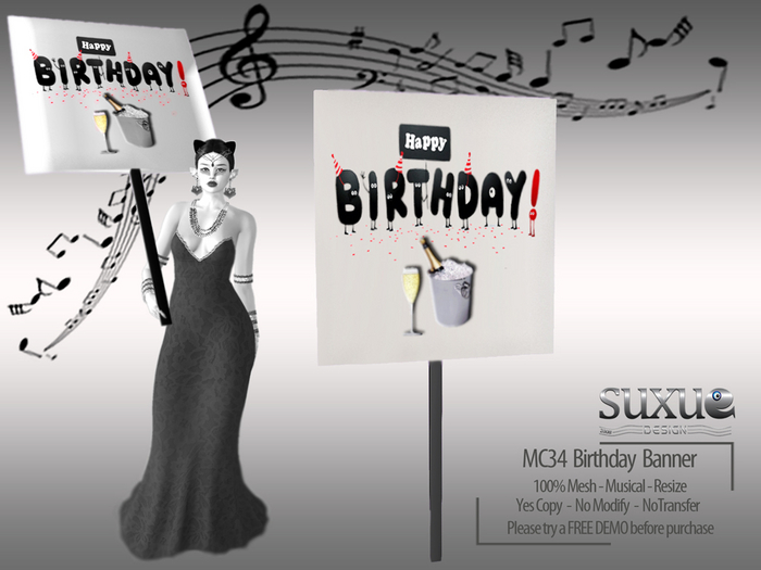 Birthday Banner Decor Demo