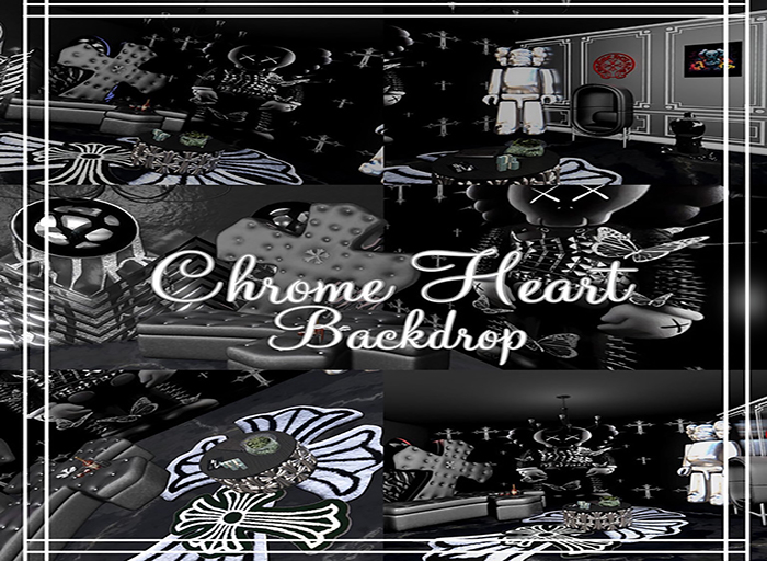 CHROME HEART BACKDROP