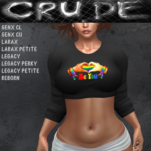 Be You! Women's Crop (WCC)  <Wear Me>