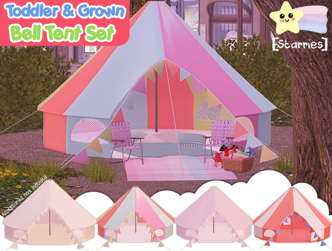 [Starries] Toddler & Grown Bell Tent Set 